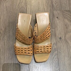 Cole Haan Women's Brown Woven Clogs